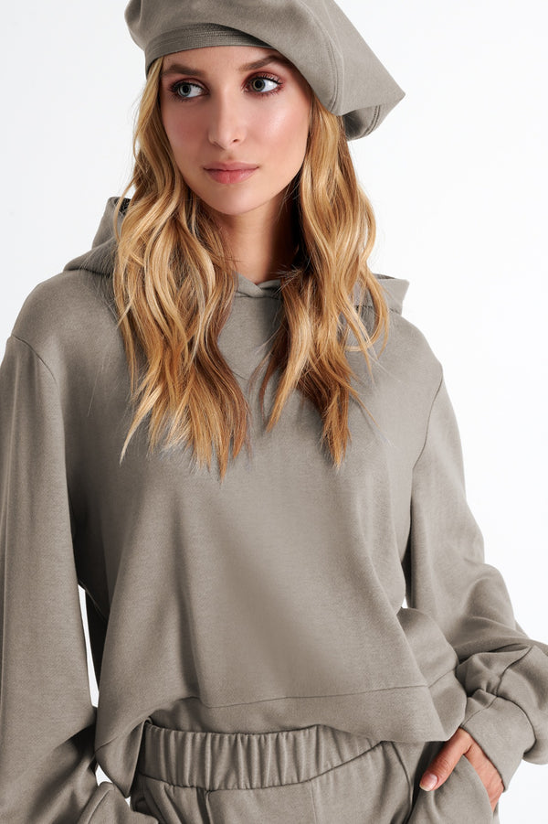 Shan Mila Puff sleeve hoodie